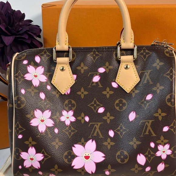 New Louis Vuitton TM Speedy Bandouliere Cherry Blossoms SOLD - Picture 2 of 16